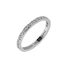 Manawa Eternity Ring with White Diamonds with 18kt White Gold