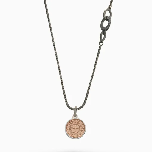 MONETA 18K Rose Vermeil & Polished Pendant