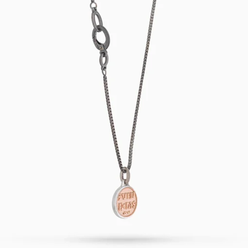 MONETA 18K Rose Vermeil & Polished Pendant