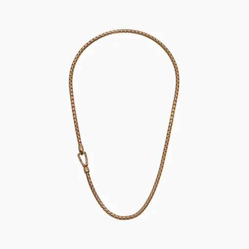 Ulysses Carved Tubular Chain Necklace