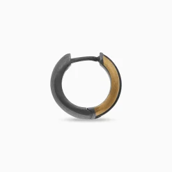 ACIES MIXED METAL HUGGIE