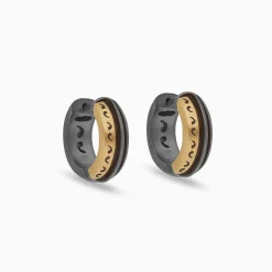 ACIES MIXED METAL HUGGIE