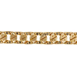 FLAMING TONGUE 18K Yellow Gold Bold Bracelet