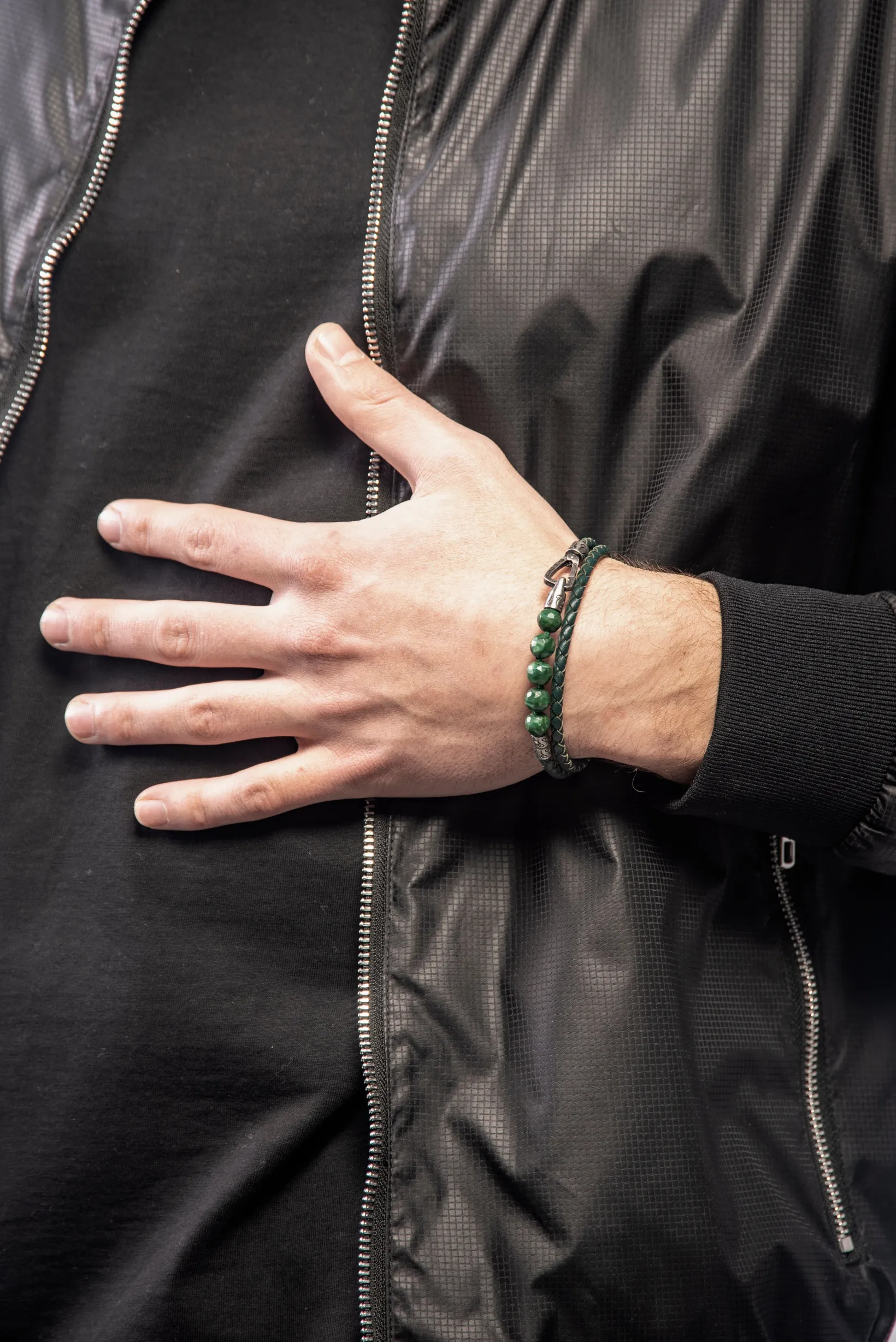 LASH 8 mm Beaded Double Bracelet