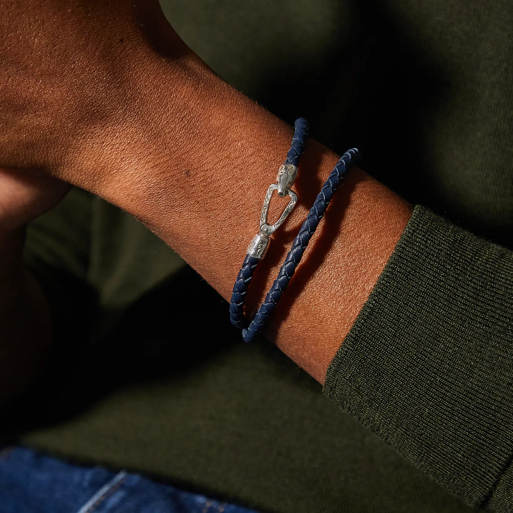 Lash Double Wrap braided Bracelet