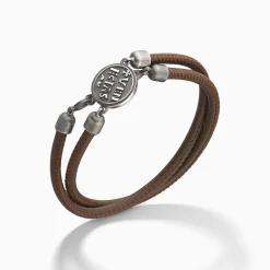 MONETA Brown Leather Bracelet