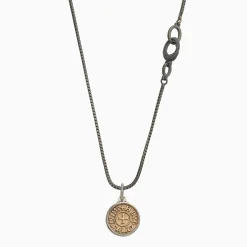 MONETA 18K Yellow Vermeil & Polished Pendant