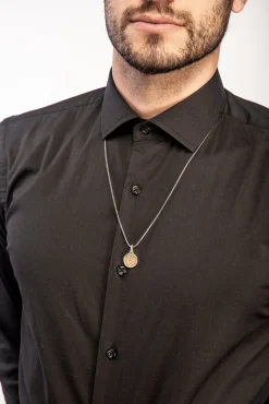 MONETA 18K Yellow Vermeil & Polished Pendant