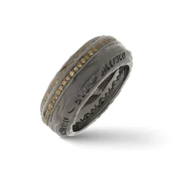 The Other Half Ring with Sapphires with Yellow Sapphires