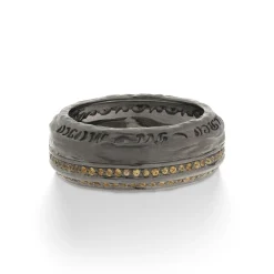 The Other Half Ring with Sapphires with Yellow Sapphires