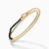 Ulysses Double Mini Bead Bracelet with Diamond Clasp