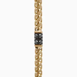 ULYSSES Mesh Chain with Black Diamonds