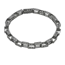 Warrior Sharp Bracelet with 18kt Black Gold
